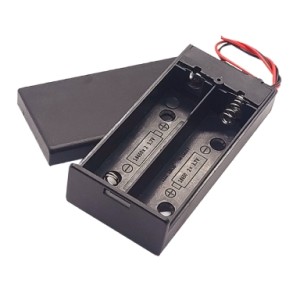 GBC 25.0292.05 - Battery Box for 2x18650 with on-off switch  Batteries Onetrade